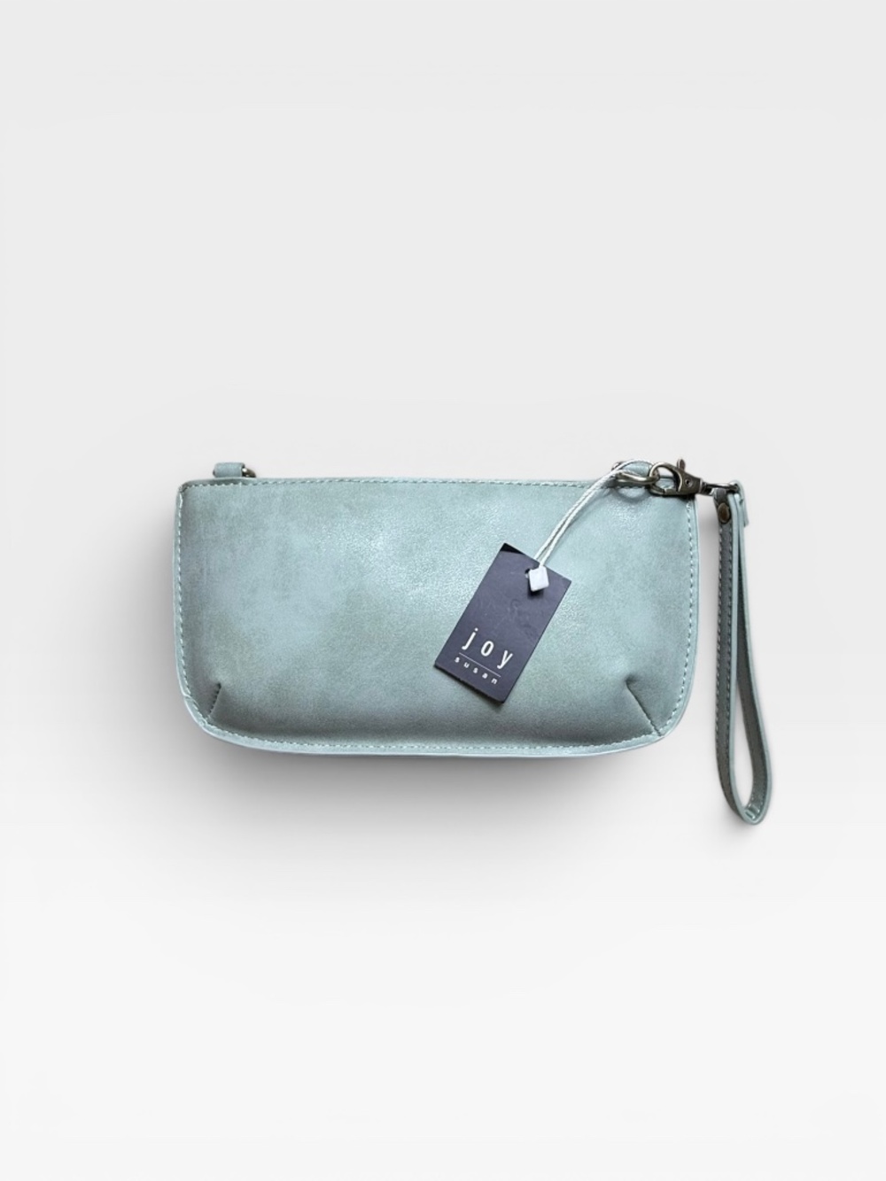 Susan Joy Mini Wristlet Crossbody Wallet in Mint NWT OS